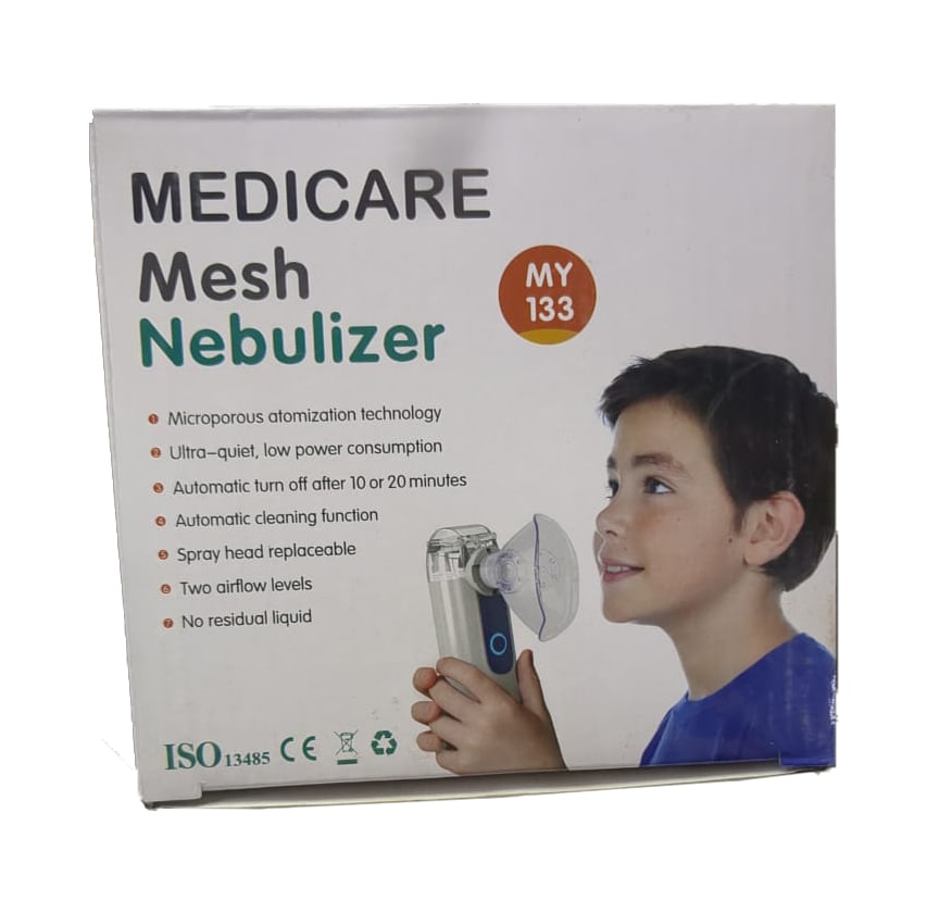 MEDICARE PORTABLE ULTRA-QUIET MESH NEBULIZER MACHINE FOR HOME & TRAVEL USE