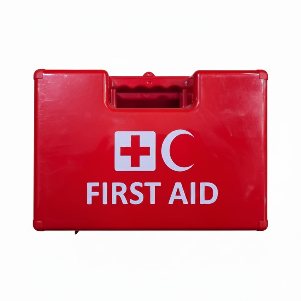 SAFETY FIRST AID GKB301 EUROPEAN STANDARD FIRST AID KIT FOR 25 PEOPLE WITH WALL MOUNT