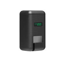 Dispenzer per sapun te lenget 100% plastik e recikluar i zi mat Exo - Luxe 1 L LOSDI