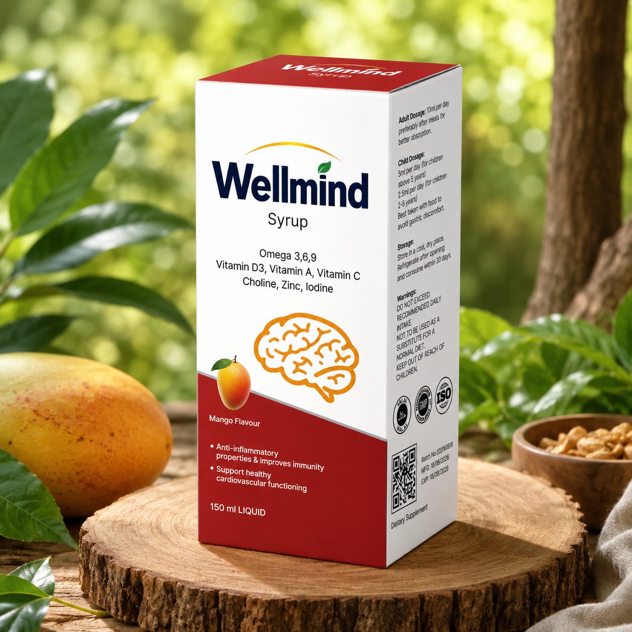 Wellmind Syrup for Children: Ingredients, Benefits & Overall Nutrition.
