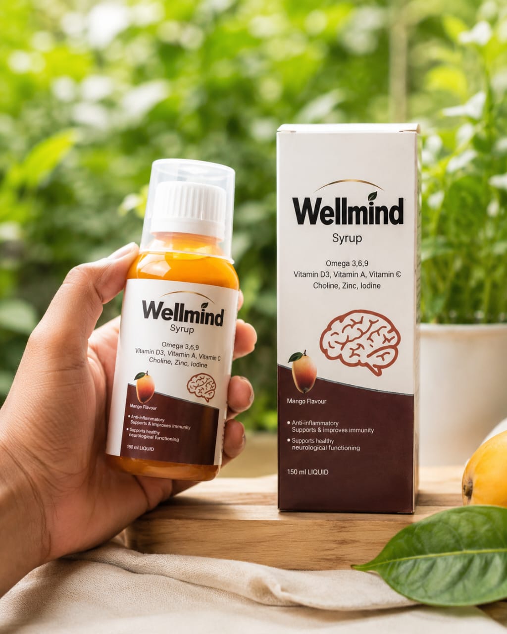 Omega-3 Choline Iodine Syrup: Wellmind Syrup 150ml