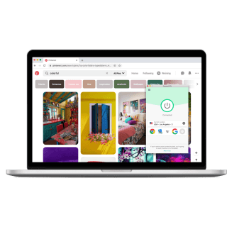Pinterest on a PC with ExpressVPN.