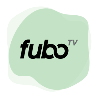 fuboTV logo in a circle