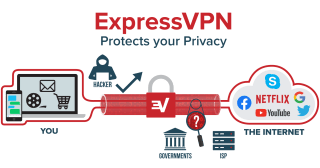 ExpressVPN encrypts your entire internet connection.