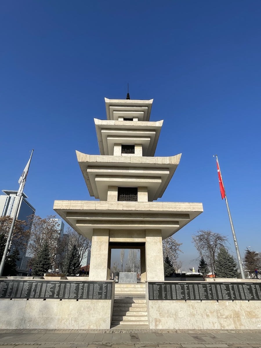 Kore'de Savaşan Türkler Anıtı — Ankara yapılar