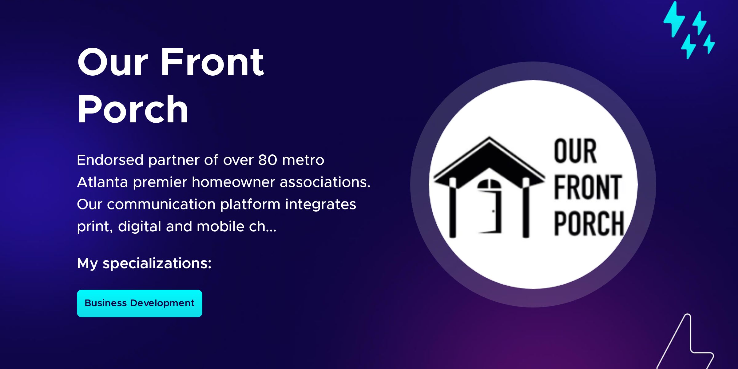 Our Front Porch on Fueler.io