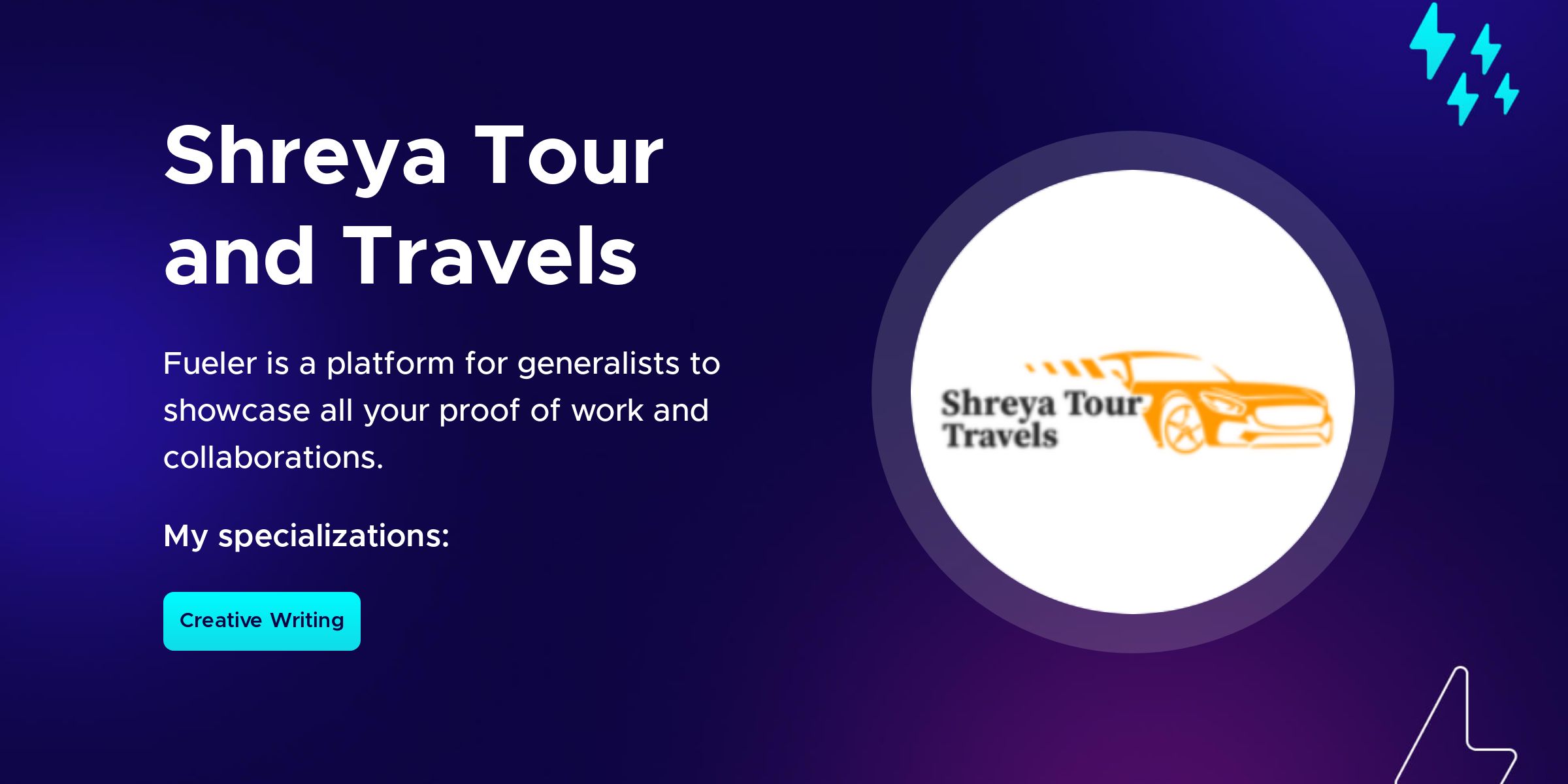 Shreya Tour and Travels on Fueler.io