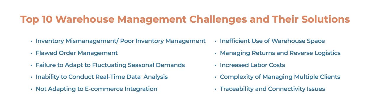 Warehouse management challenges and WMS solutions