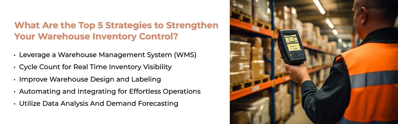 Five strategies for improving warehouse inventory control