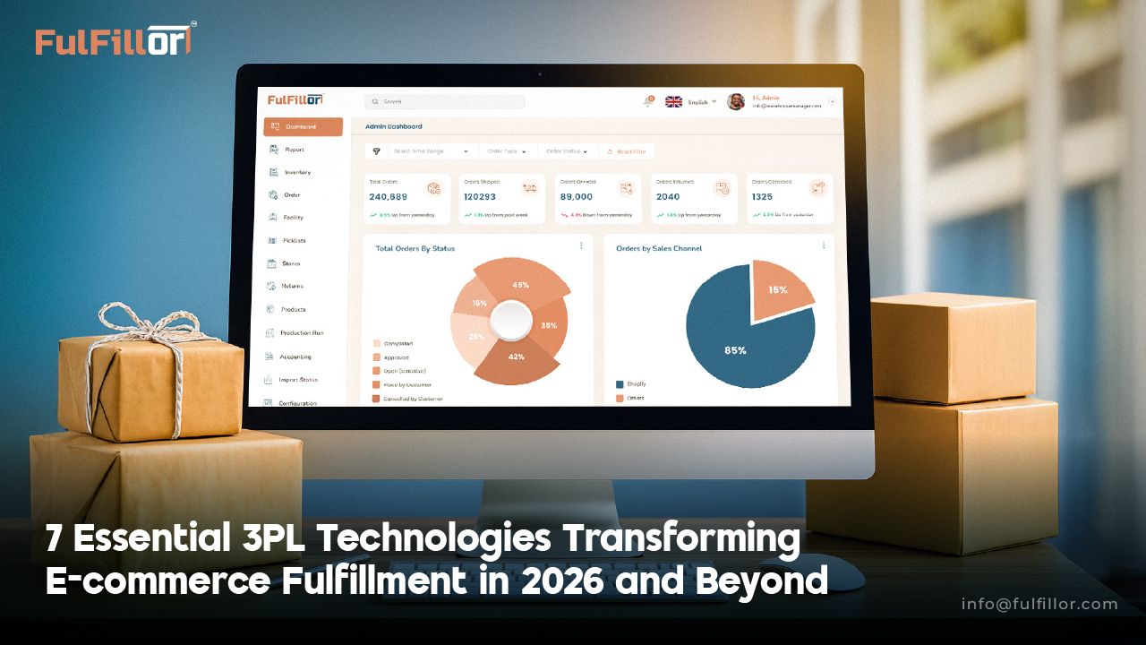 3pl Technologies for E-commerce Fulfillment | Fulfillor 3PL WMS