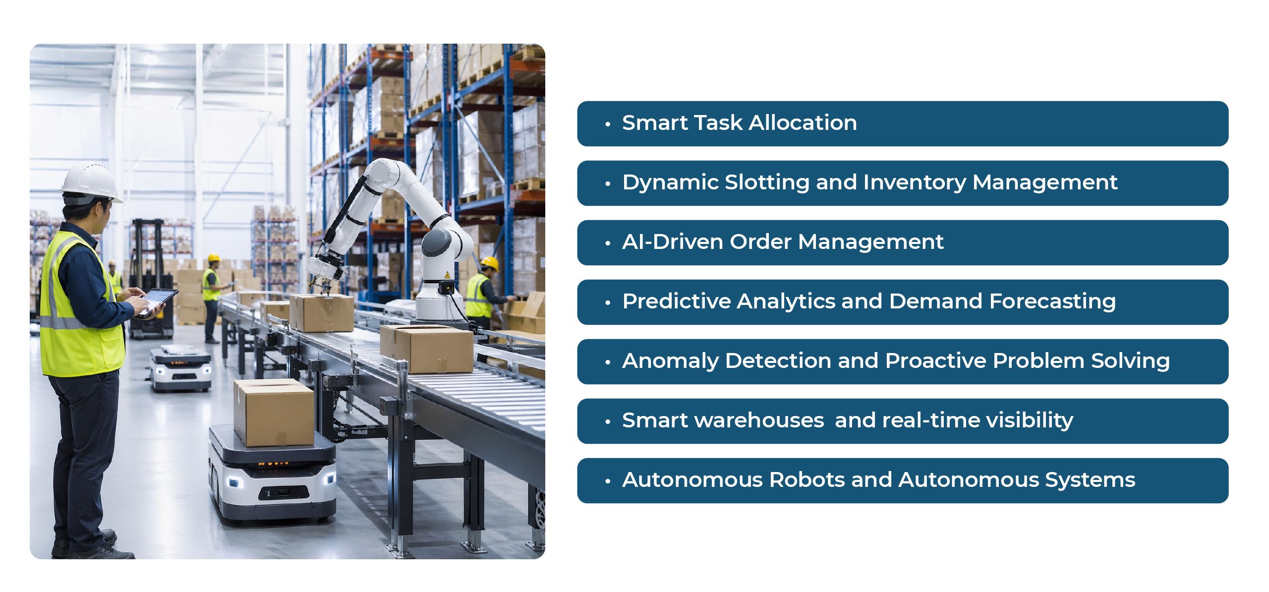 AI applications in 3PL warehouse operations