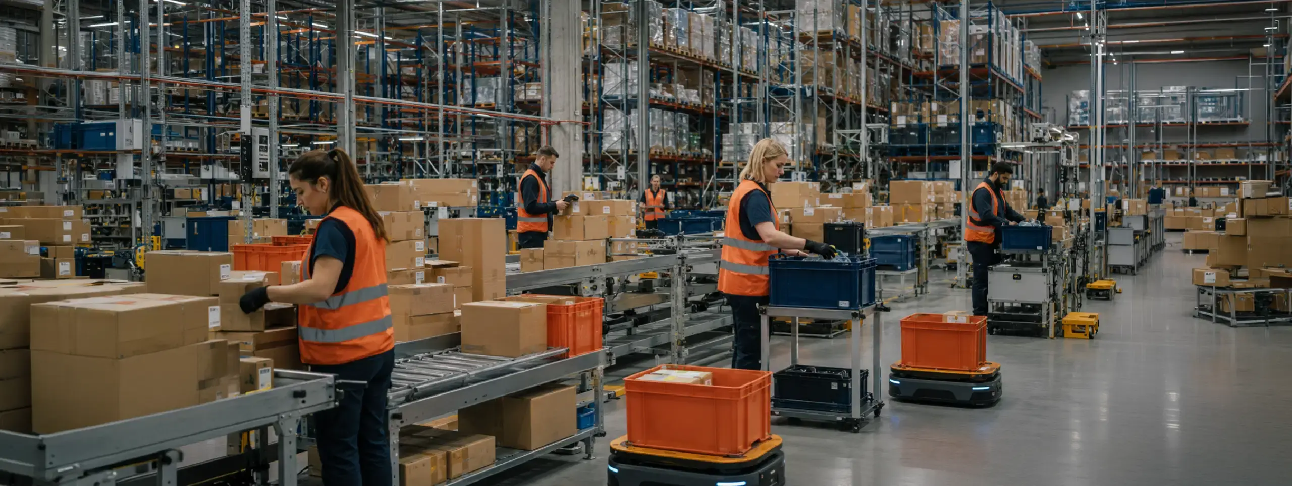 3PL warehouse team processing orders for EU cross-border fulfillment