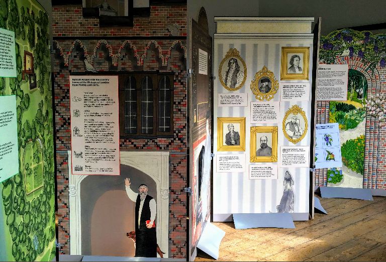 view of the pop up palace instillation