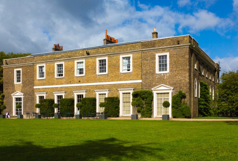 image shows outside of Fulham Palace