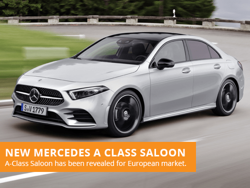 New Mercedes A Class Saloon