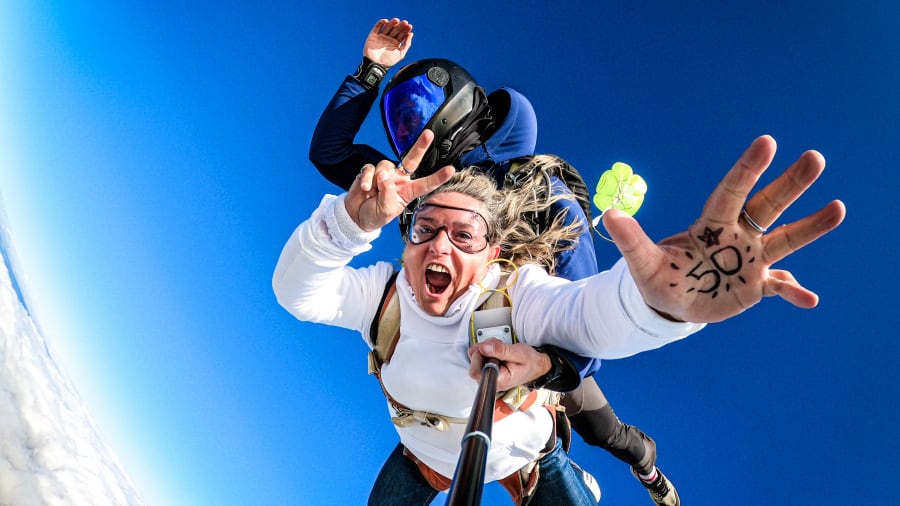 saut en parachute