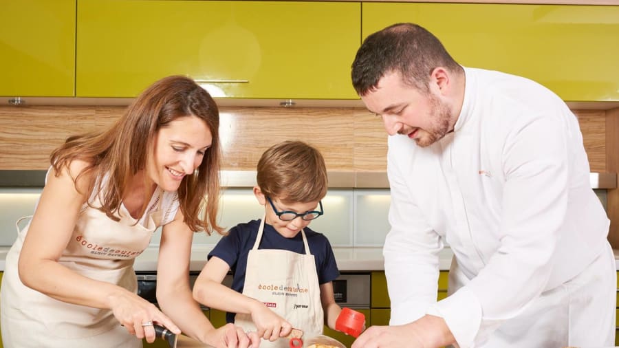 Tablier de cuisine enfant Oui CHEF pour apprendre à cuisiner en famille!