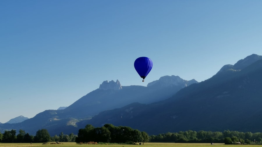 vol en montgolfiere