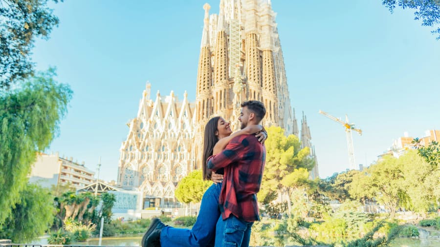 shooting barcelone couple