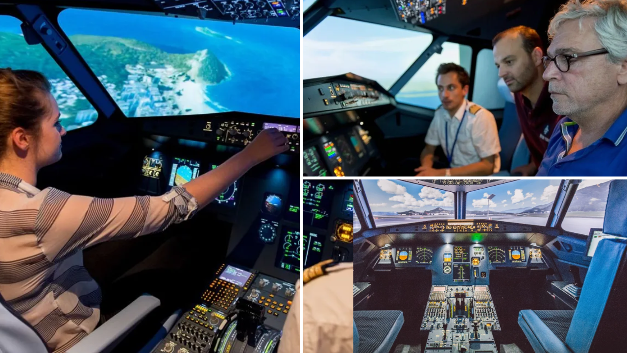 simulateur de pilotage avion