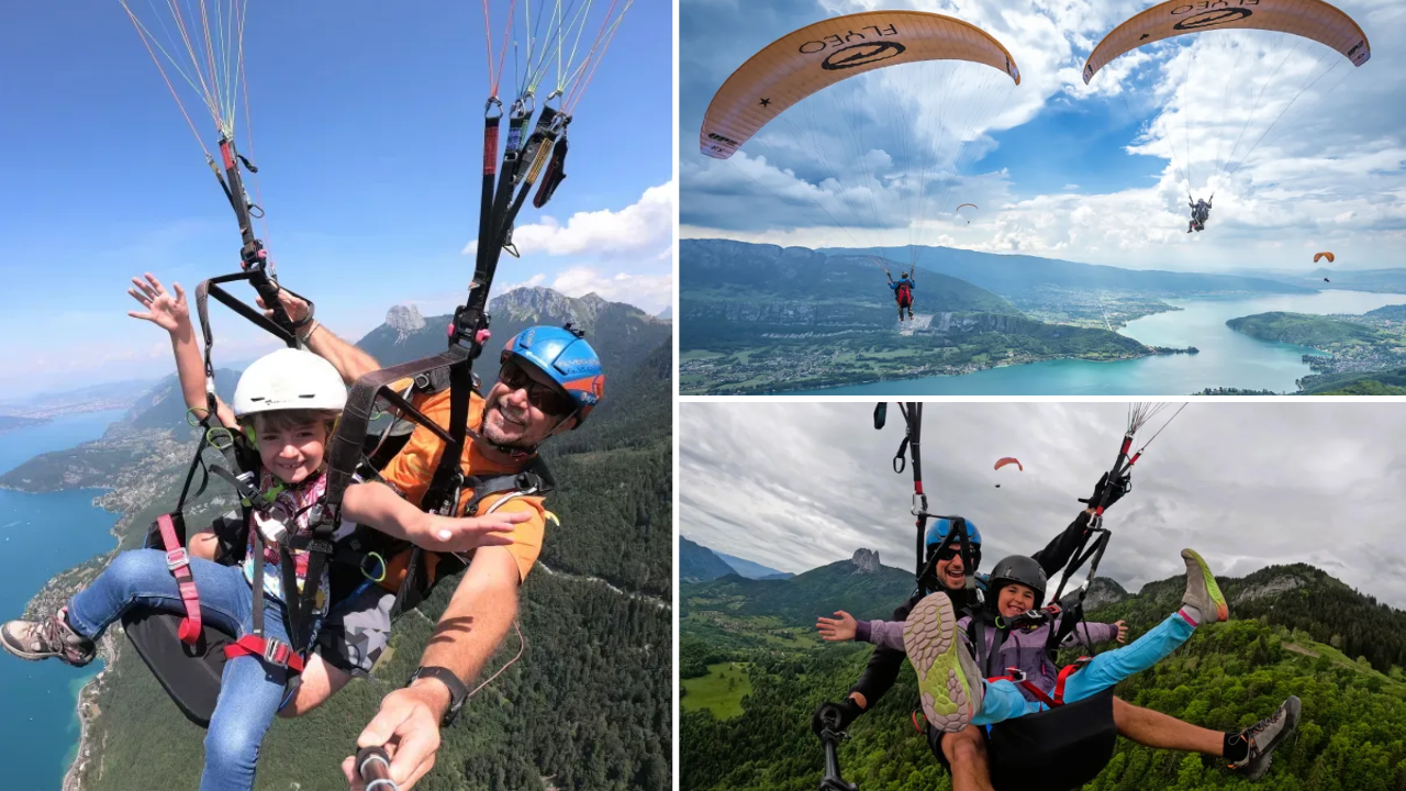 parapente enfant annecy
