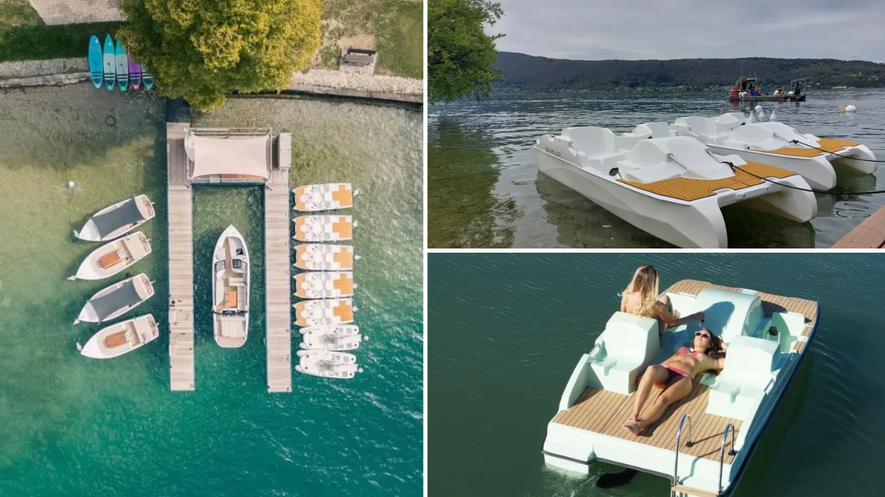location pédalo annecy