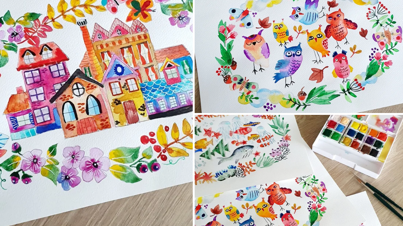 cours initiation aquarelle lille