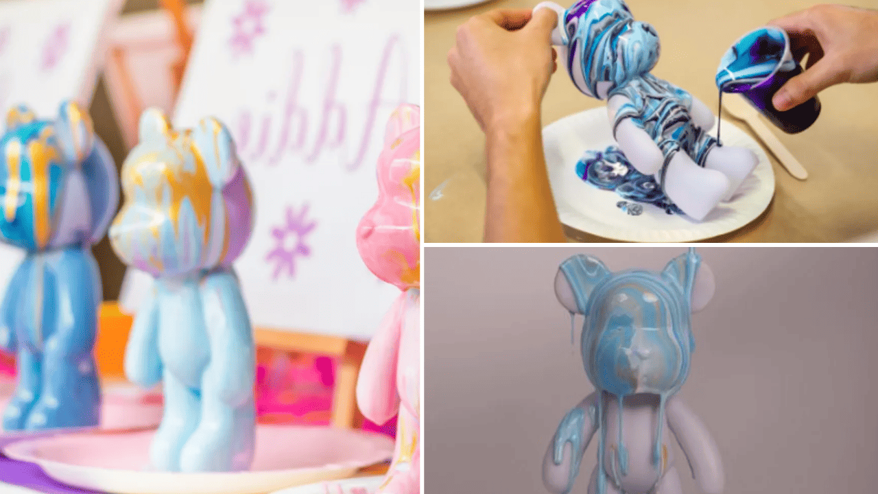 Atelier pouring bear