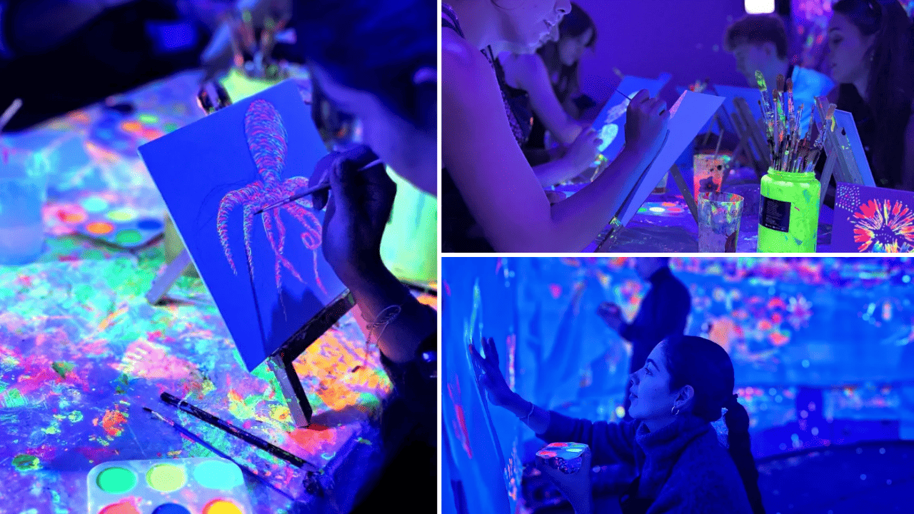 atelier peinture noir