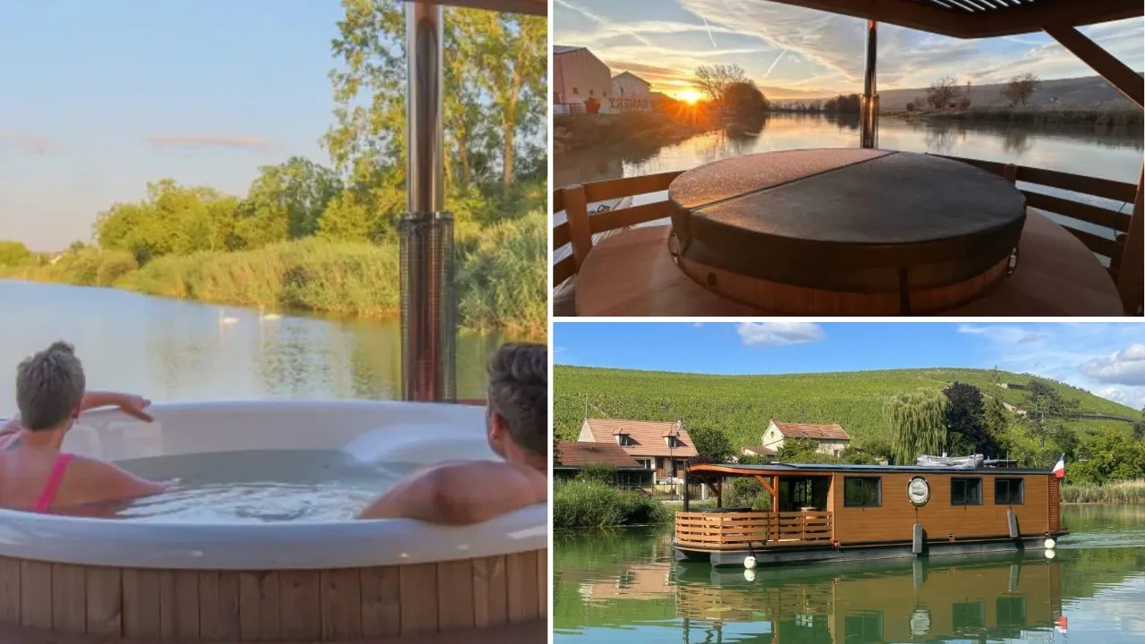Spa privatisé house boat