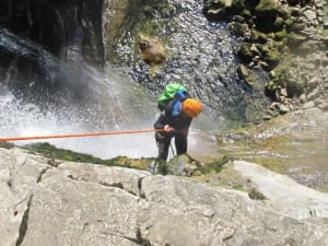Canyoning au canyon de la Doria à Saint-Jean-d'Arvey (73)