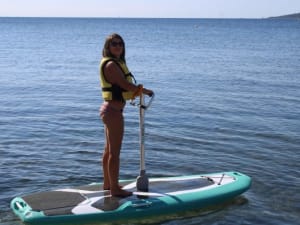 Trottinette électrique des mers plage de la Garonnette (83)