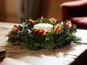 Atelier centre de table de Noël à Bondues (59)