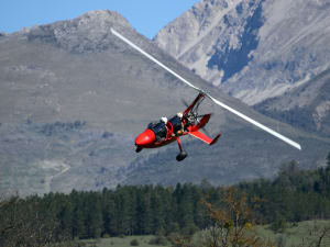 Baptême en ULM Autogire en Haute-Provence à Barrême (04)