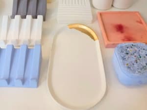 Atelier création d'objets en béton à Paris 18ème