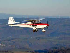 Vol initiation au pilotage d'ULM Multiaxes près de Figeac (46)