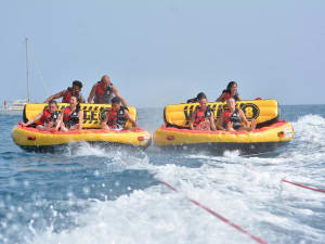 Bouée tractée au Barcarès (66)