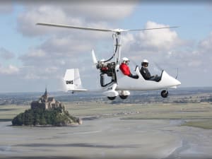 Vol en ULM au-dessus de la Baie du Mont Saint-Michel (50)