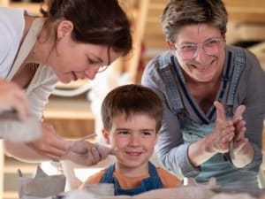 Atelier modelage parent/enfant à Concarneau (29)