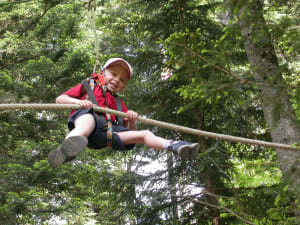 Parc aventure Accrobranche à Bellevaux (74)