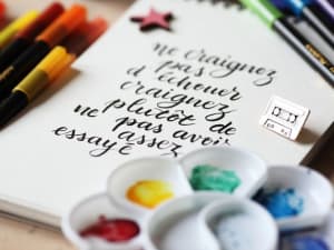 Atelier de lettering créatif à Paris