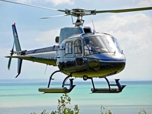 Vol en hélicoptère au-dessus des Sables d'Olonne (85)