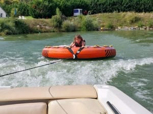 Bouée tractée à Ézy-sur-Eure (27)