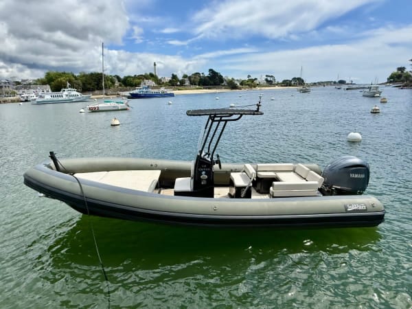 Location de bateau avec permis 14 pers. à Combrit Sainte-Marine