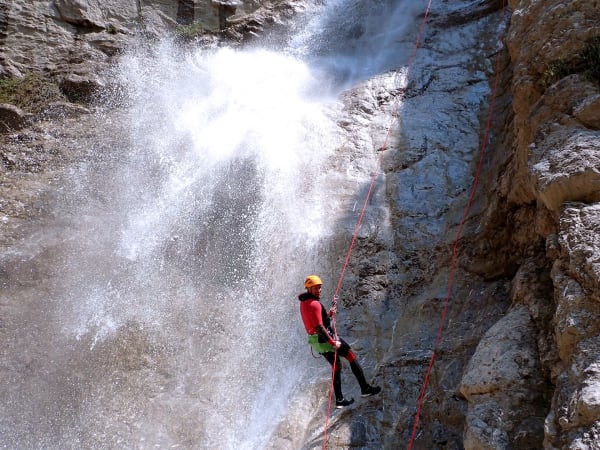 Canyoning au Canyon de Gorgette et Craponoz à Grenoble (38)