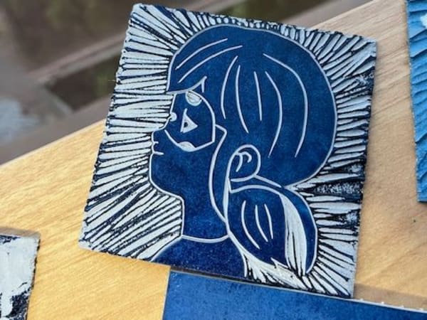 Linocut workshop in Courbevoie (92)