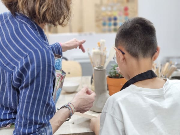 Parent/child modeling workshop in Clichy (92)