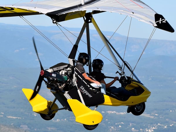 Baptême de l'air en ULM pendulaire au-dessus du Val-d'Oise (95)