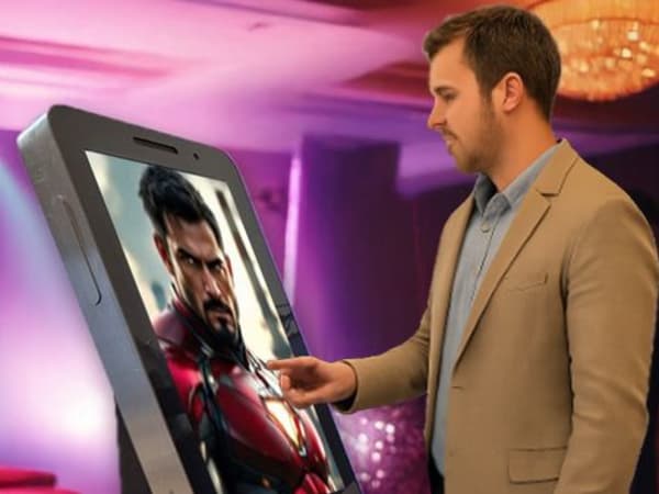 Animation borne photo IA en Ile-de-France