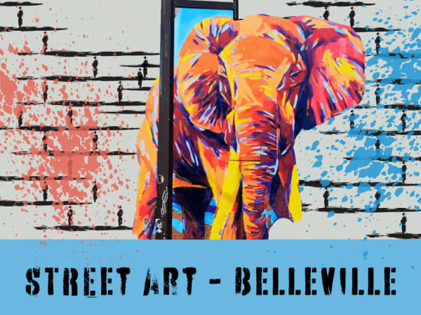 Street-Art visit to Belleville in the 11th arrondissement of Par